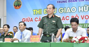 Tư lệnh Bộ Tư lệnh TP.HCM dự khán buổi giao lưu võ thuật